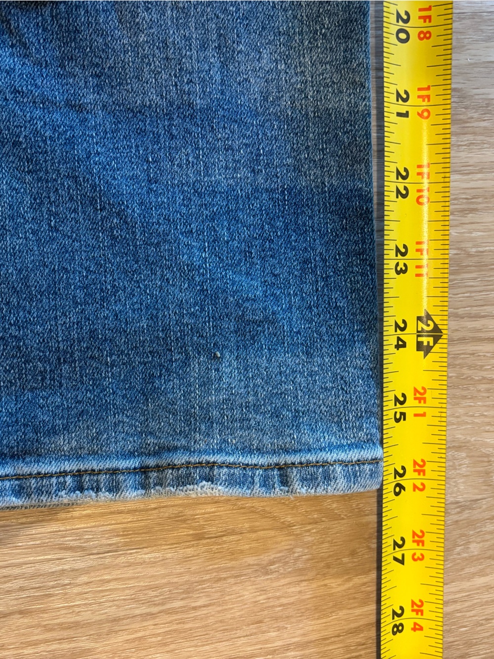 FRAME Women’s 34x26 (Fits 36x26) Le High Straight High Waisted Light Wash Denim - Picture 9 of 11